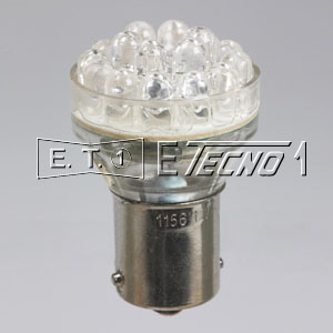 led bulb 12v ba15s 24 led white in box