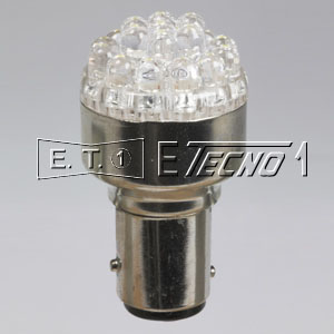 led bulb 12v bay15d 19 led white in box