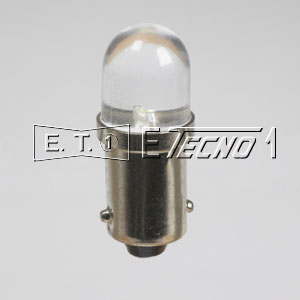 led bulb 12v ba9s 1 led red in box