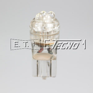 lampada 24v t10 4 led white grezza