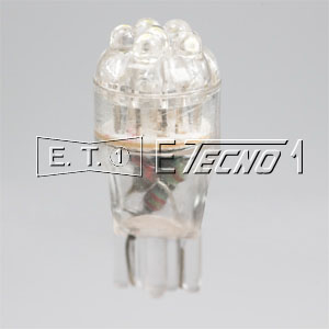 led bulb 12v t13 6 led white in box