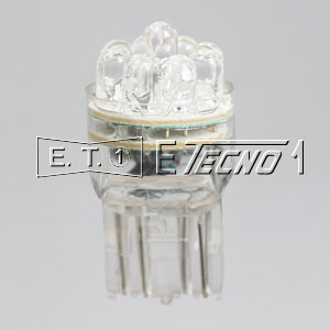 led bulb 12v t20 w3x16d 9 led white in box