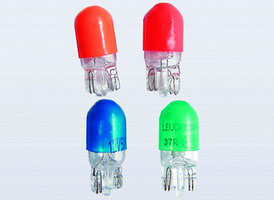 lampada 12v 3w t10 green