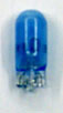 lampada 12v 5w t10 vetro blu